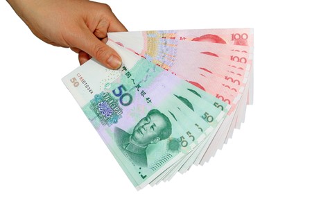 close up of paper currency, creative image, China People's Bank currency issued.
の写真素材