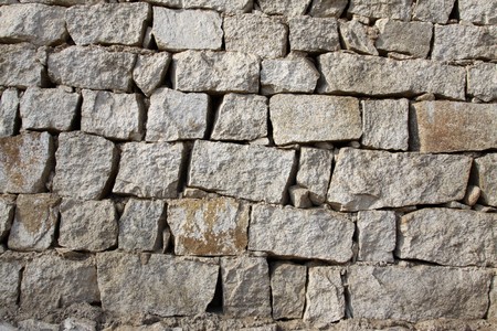 closeup of stone wall, north china.の写真素材