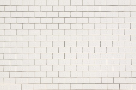 white ceramic tile wall, creative picture rural north china の写真素材