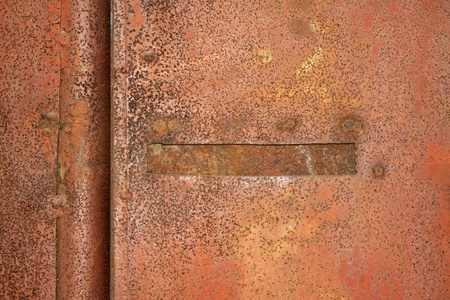close up of rusty iron plateの写真素材
