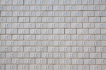 closeup of tile walls, creative picture in north china.の写真素材