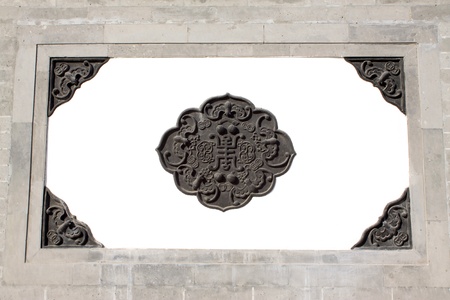 decorative pattern design on the antique buildings wallの写真素材