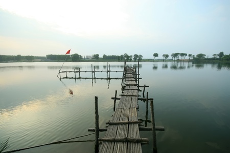 aquarium small jettyの写真素材