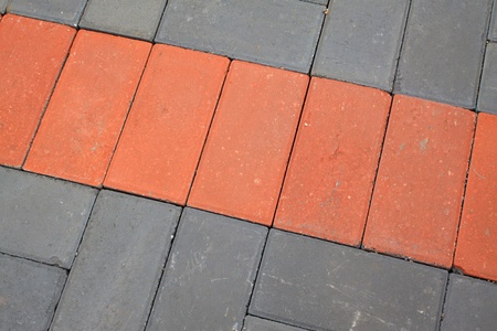 closeup of cement brick in an attractionsの写真素材