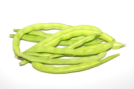 a close up of beans, in a white backgroundの写真素材