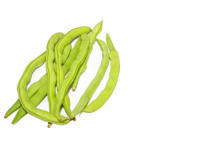 a close up of beans, in a white backgroundの写真素材