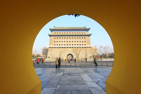 Chinese ancient architectural landscape in Beijingのeditorial素材