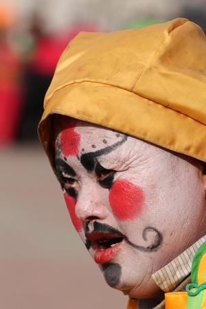 yangko multicoloured face in North chinaのeditorial素材