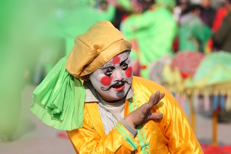yangko performances in tangshan in chinaのeditorial素材