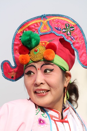 yangko multicoloured face in North chinaのeditorial素材