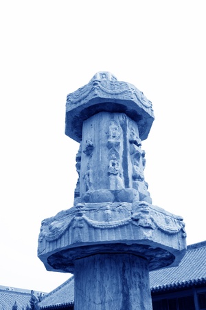 ancient Chinese traditional stone building style, north chinaの写真素材