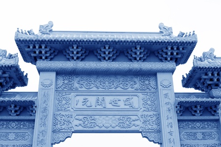 ancient Chinese traditional architectural style, north chinaの写真素材