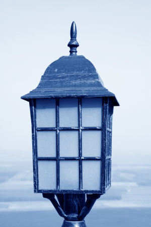 street lamp in a park, to fake something antique lighting facilitiesの写真素材