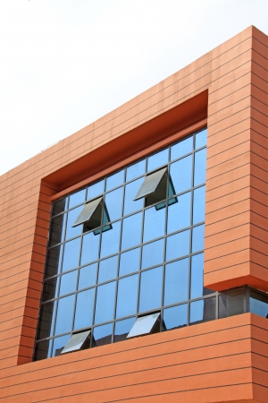 high rise building in the blue sky, north china のeditorial素材