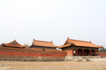 Zunhua, May 13  Chinese classical landscape architecture in the Eastern Royal Tombs of the Qing Dynasty on May 13, 2012, Zunhua City, Hebei Province, china のeditorial素材