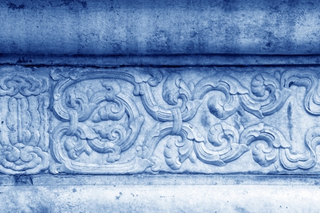 Zunhua, Patterns carved on the rocks in the Eastern Royal Tombs of the Qing Dynasty, Zunhua City, Hebei Province, chinaのeditorial素材