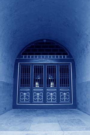 Zunhua, May 13  Chinese ancient style windows in the Eastern Royal Tombs of the Qing Dynasty on May 13, 2012, Zunhua City, Hebei Province, china のeditorial素材