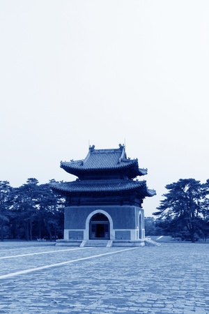 Zunhua, May 13  Chinese ancient architecture landscape in the Eastern Royal Tombs of the Qing Dynasty on May 13, 2012, Zunhua City, Hebei Province, china のeditorial素材