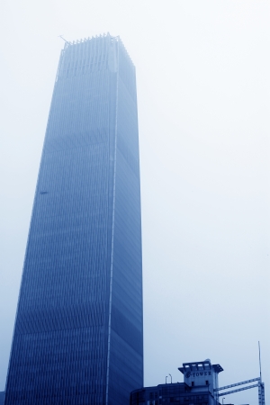 Beijing, July 6  JThe first high rise of Beijing -- International Trade Center, 330 meters high, very magnificent, on July 6, 2012, beijing, chinaのeditorial素材
