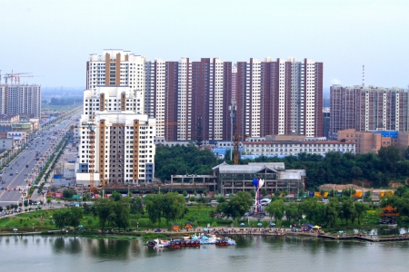 High rise building in North River park, Luannan County, Hebei Province, China
の写真素材