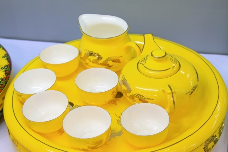 exquisite works, ceramic crafts teacupの写真素材