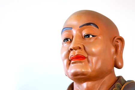 closeup of buddhism bodhisattva statues の写真素材