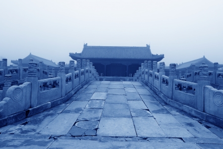 Zunhua, May 13  Chinese ancient architecture landscape in the Eastern Royal Tombs of the Qing Dynasty on May 13, 2012, Zunhua City, Hebei Province, china のeditorial素材