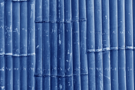 Bamboo mosaic shape in a parkの写真素材
