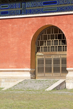 ZUNHUA - MAY 11: Ancient architecture scenery in the Eastern Royal Tombs of the Qing Dynasty on May 11, 2013, Zunhua, Hebei Province, china.のeditorial素材