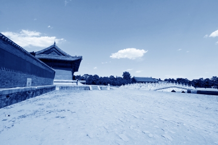 ZUNHUA - MAY 11: Ancient architecture scenery in the Eastern Royal Tombs of the Qing Dynasty on May 11, 2013, Zunhua, Hebei Province, china.のeditorial素材