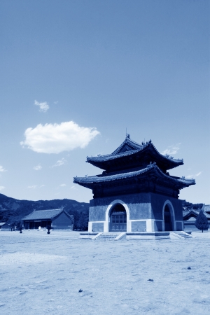 ZUNHUA - MAY 11: Ancient architecture scenery in the Eastern Royal Tombs of the Qing Dynasty on May 11, 2013, Zunhua, Hebei Province, china.のeditorial素材