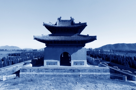 ZUNHUA - MAY 11: Gate Tower of ZhaoXi Tomb in the Eastern Royal Tombs of the Qing Dynasty on May 11, 2013, Zunhua, Hebei Province, china.
のeditorial素材