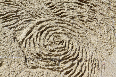 rough rock texture in a park, closeup of photoの写真素材