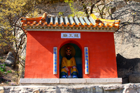 JI COUNTY - APRIL 5: Dragon King Temple in the Panshan Mountain scenic spot, April 5, 2014, ji county, tianjin, China. 
のeditorial素材
