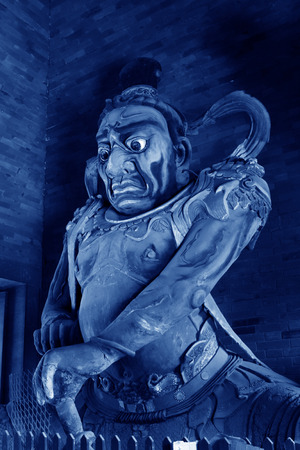 YUTIAN MAY 18ï¼ancient China general sculpture in Jijue Temple on may 18, 2014, Yutian county, Hebei Province, China.		
のeditorial素材