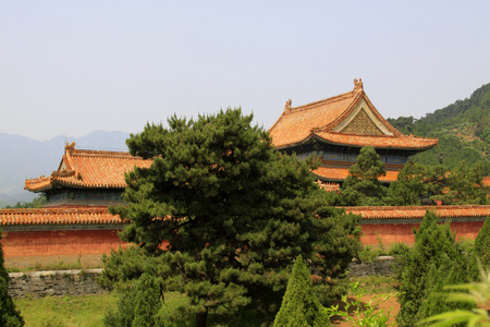 ZUNHUA MAY 18ï¼Building scenery in the Eastern Tombs of the Qing Dynasty on may 18, 2014, Zunhua county, Hebei Province, China.		
のeditorial素材