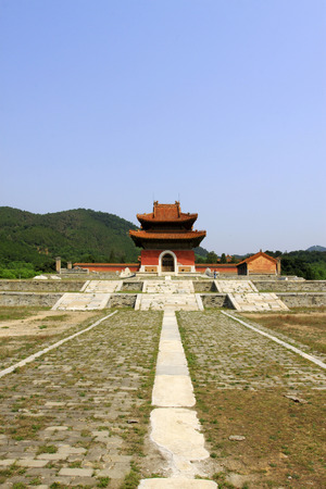 ZUNHUA MAY 18ï¼ancient Chinese landscape architecture in the Eastern Tombs of the Qing Dynasty on may 18, 2014, Zunhua county, Hebei Province, China.
のeditorial素材