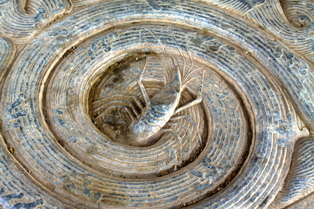 ZUNHUA MAY 18: traditional Chinese style stone carving handicraft, Eastern Tombs of the Qing Dynasty on may 18, 2014, Zunhua county, Hebei Province, China.	のeditorial素材