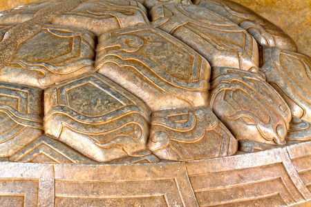 ZUNHUA MAY 18: traditional Chinese style stone carving handicraft, Eastern Tombs of the Qing Dynasty...