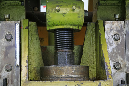 mechanical components full of oil, closeup of photo の写真素材