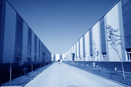 workshop building appearanceï¼closeup of photoのeditorial素材