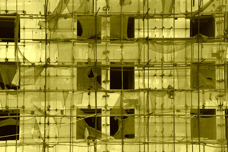 unfinished high rise buildings and defend the netのeditorial素材