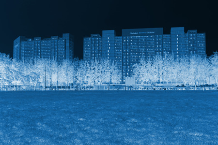 university campus landscape, playground and student dormitory building, University of Science and Technology Beijing
のeditorial素材