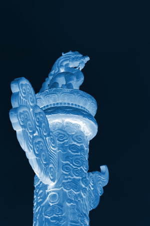 chinese traditional architecture in the Imperial Palace, Beijing, chinaの写真素材