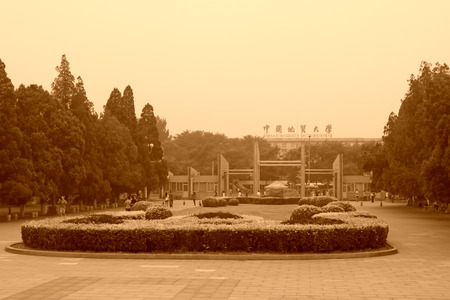 Beijing August 30ï¼University of Science and Technology Beijing Campus on August 30, 2011. University of Science and Technology Beijing, formerly Beijing Institute of iron and steel, from 1988 to now, now has developed into a mainly, engineering, scienceのeditorial素材
