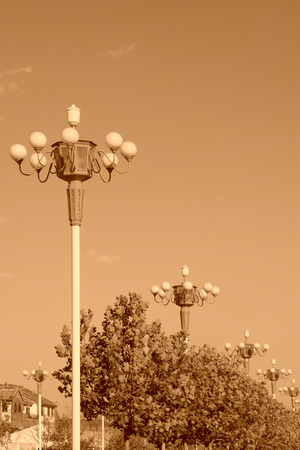 street architecture landscape in north Chinaの写真素材