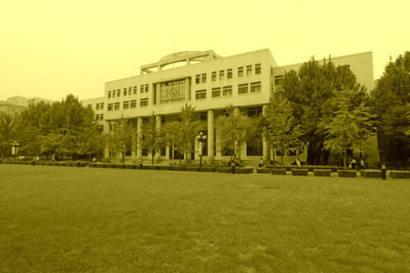 Beijing September 12th: Tsinghua University School of law in Beijing, china on September 12, 2011. The Tsinghua University is the top academic institution in China, is China's most comprehensive strength of the University, is the focus of the Chinese goveのeditorial素材