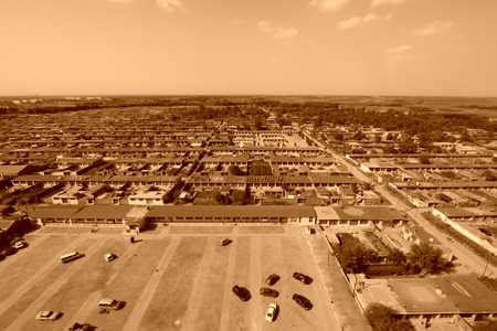 village panorama, overlooking cottage in the country, in Chinaの写真素材