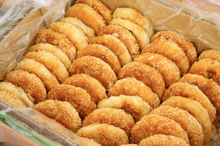 chinese traditional moon cake, closeup of photo