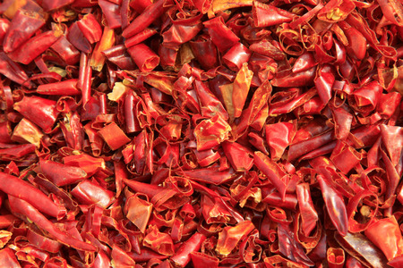 traditional Chinese flavor condiments chili, closeup of photoの写真素材